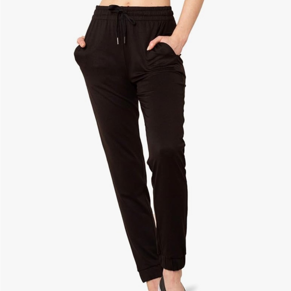 Black joggers